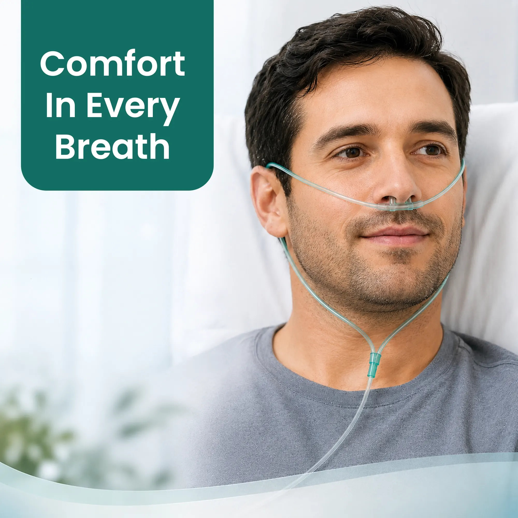 5 Pieces Nasal Cannulas For 1-7L/Min Portable Oxygen Concentrator | 2M Flexible  4