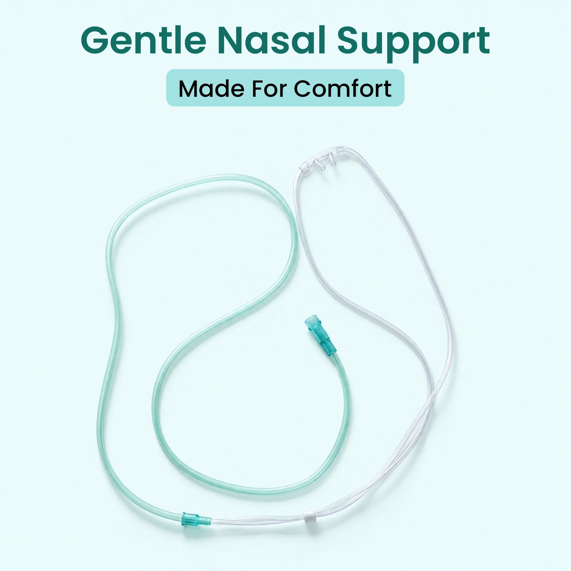 5 Pieces Nasal Cannulas For 1-7L/Min Portable Oxygen Concentrator | 2M Flexible  3