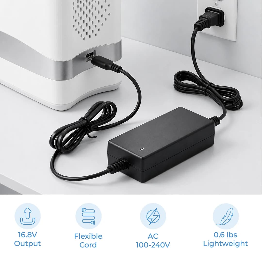 Reliable Home Charging Adapter For 1-7L/Min Portable Oxygen Concentrator 4