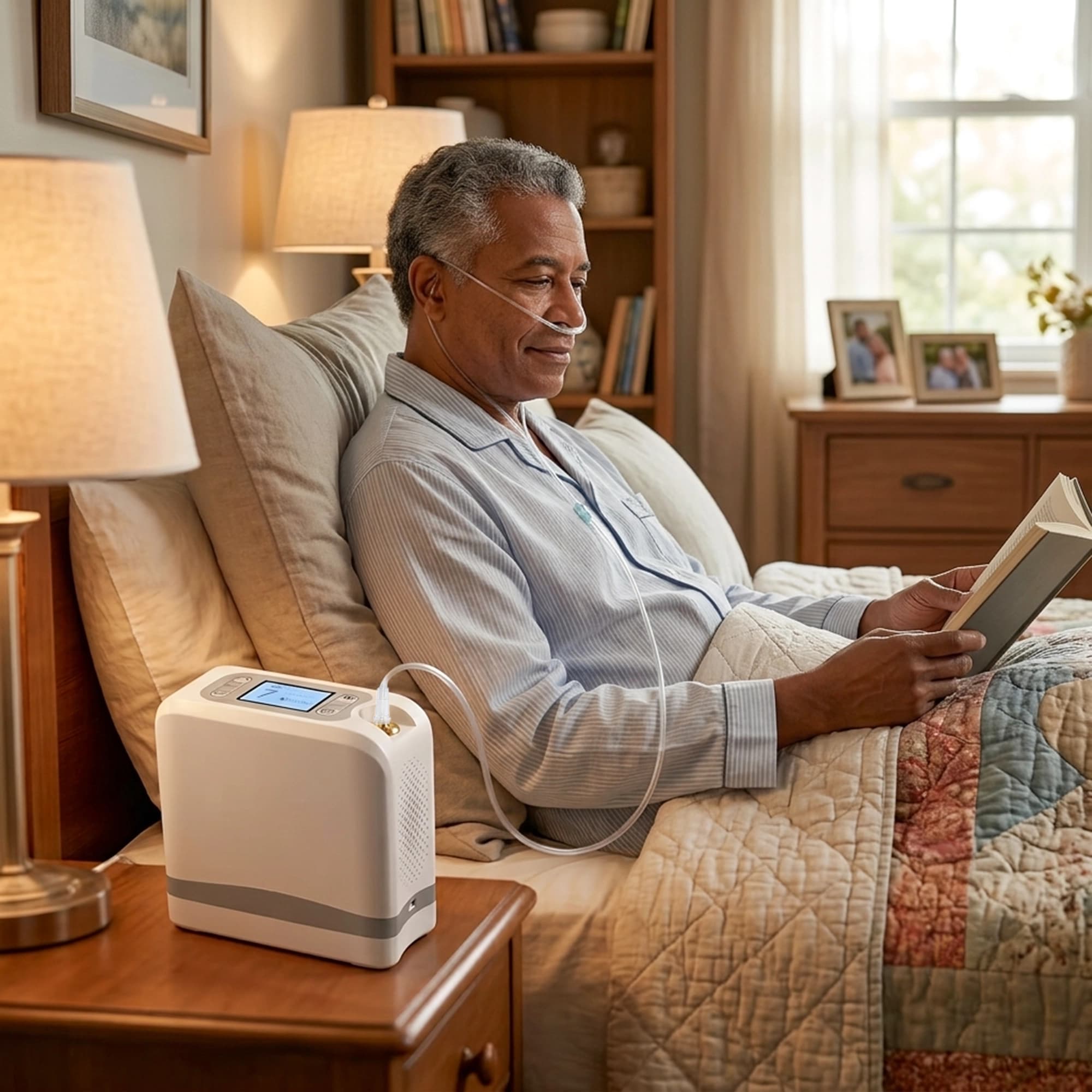 1–7L/Min Smart Portable Oxygen Concentrator | 5 Hours Battery | Adjustable Flow 7